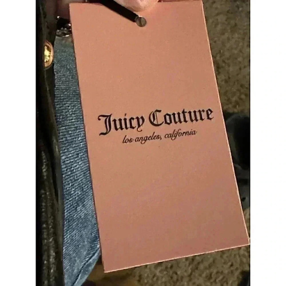 juicy couture purse black shoulder bag with extra strap and coin bag - Picture 4 of 7